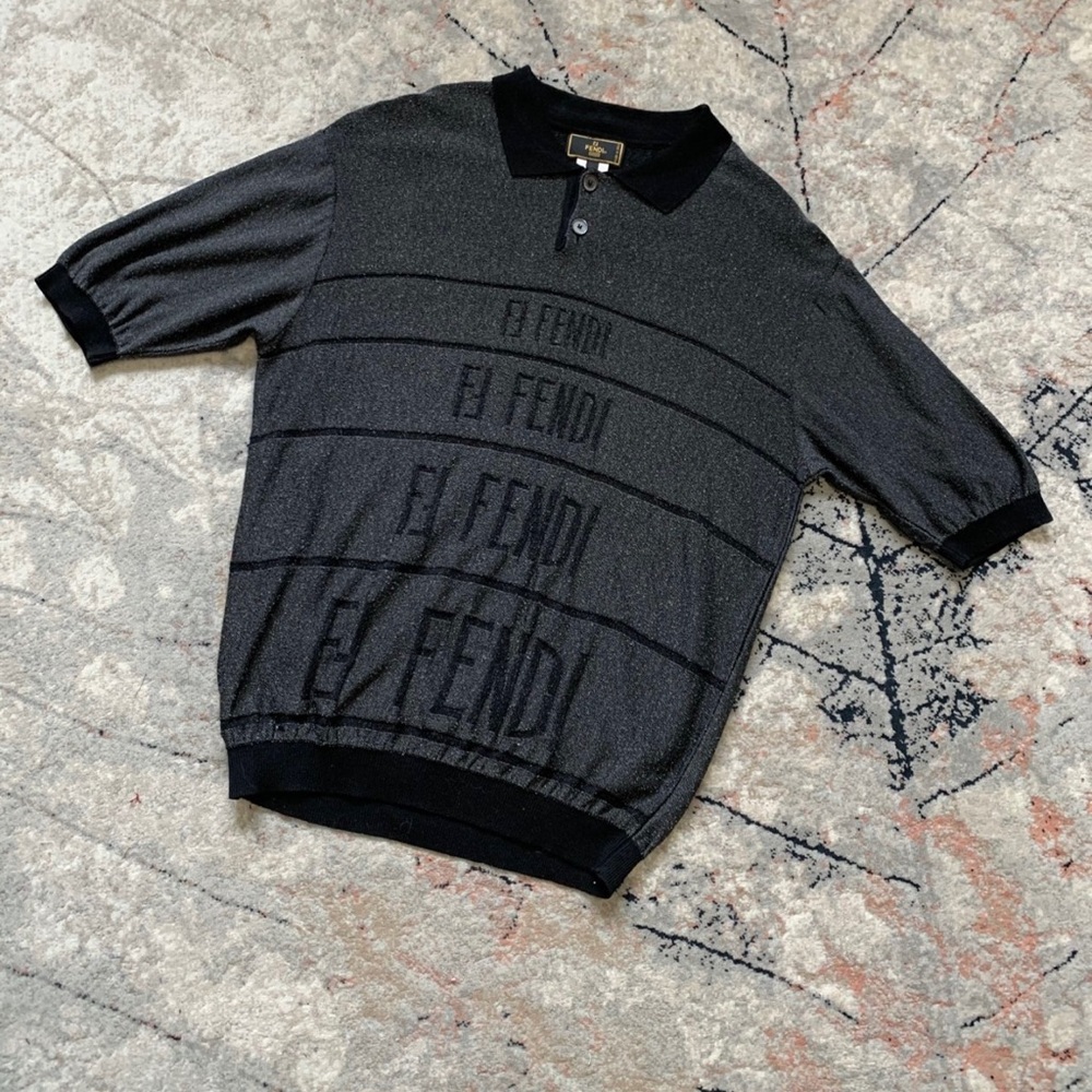 Vintage Fendi polo Shirt sz. Medium